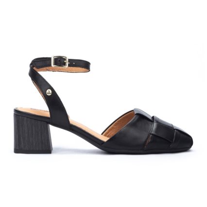 Women's Pikolinos MURCIA Heels Sandals Black | NZ J157329